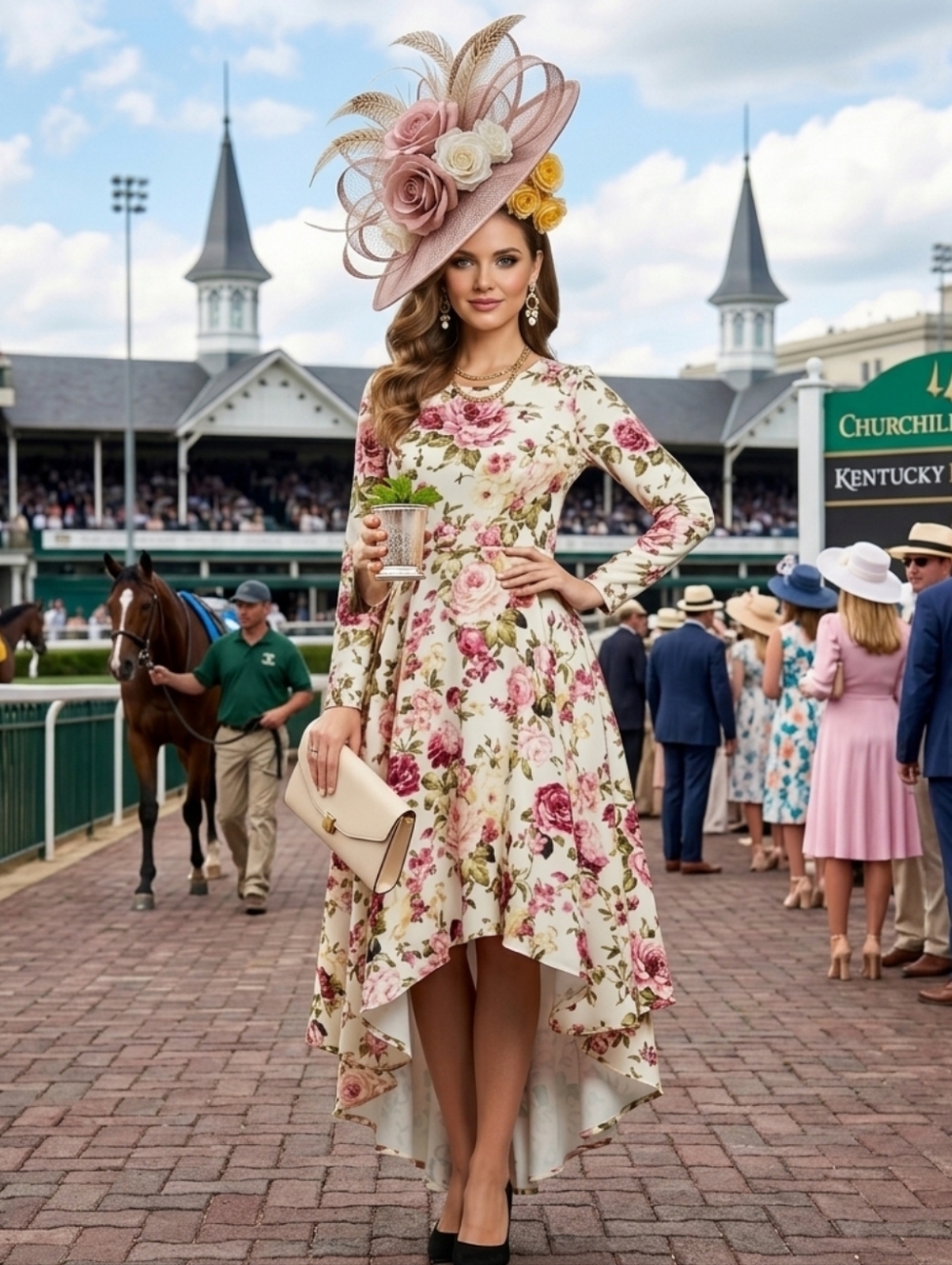 NWT Floral Dress - Picture 2 of 10